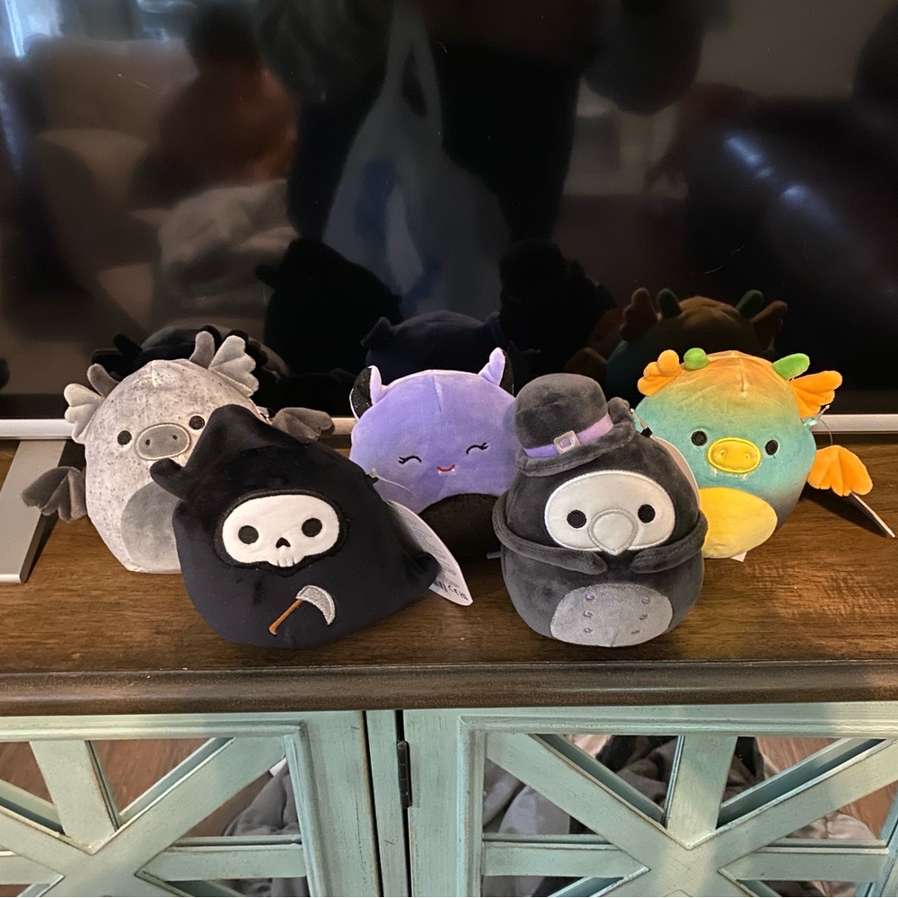 NWT's  Set Lot of Squishmallows Otto, Aldron, Joldy, Gio & Shahzad Halloween